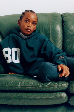 ZARA ДЖОГГЕРЫ ИЗ МЯГКОЙ ТКАНИ С НОМЕРОМ, БУТЫЛОЧНО-ЗЕЛЕНЫЙ