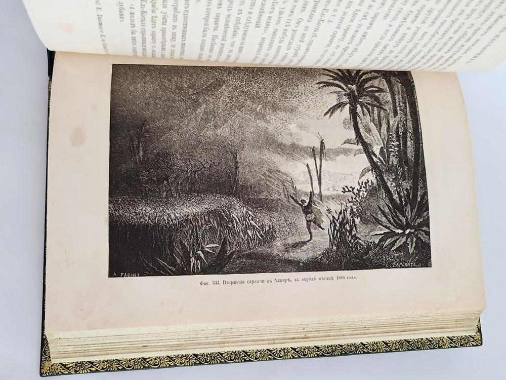 "Жизнь насекомых". Луи Фигье. 1869г. - антикварное издание