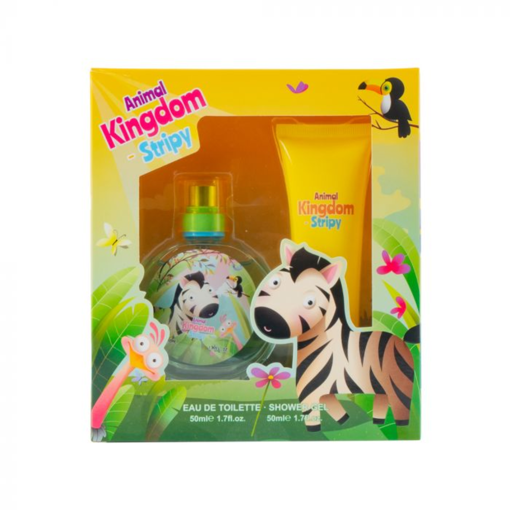 Детский парфюмерный набор 2в1 Animal Kingdom Stripy (вода 50мл гель для душа 50мл)