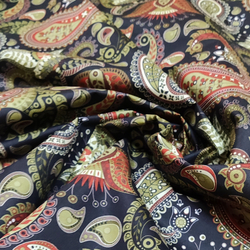 Ткань подкладочная сумочная Восточные огурцы