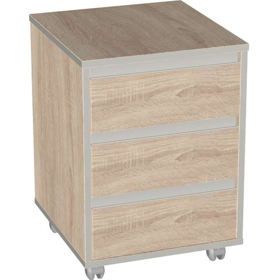 Тумба выкатная с замком V-3.0ц/з 425×450×600