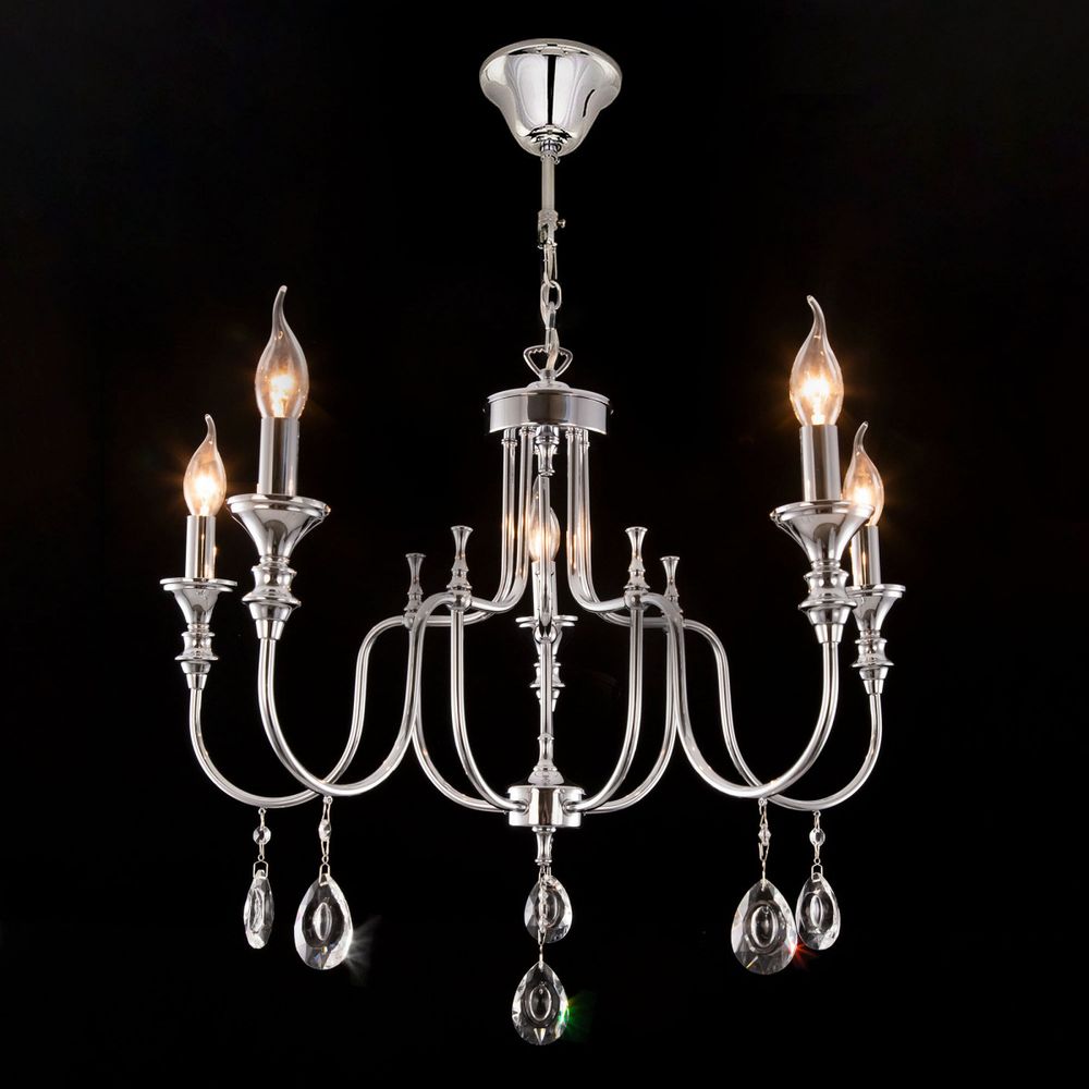 Citilux Рига CL437151 Люстра подвесная Хром