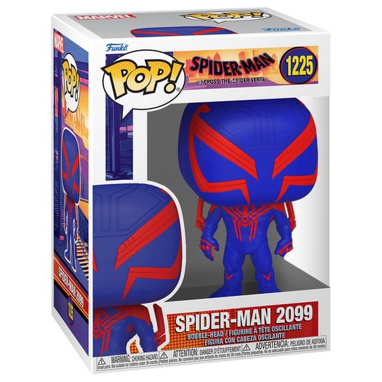 Фигурка Funko POP! Bobble Marvel Spider-Man ATSV Spider-Man 2099 (1225) 65724 / Фигурка Фанко ПОП! по мотивам фильма "Человек-паук: Паутина вселенных", Человек-паук 2099