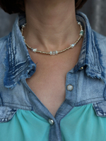 Mosaic G Агат Колье арт.1350