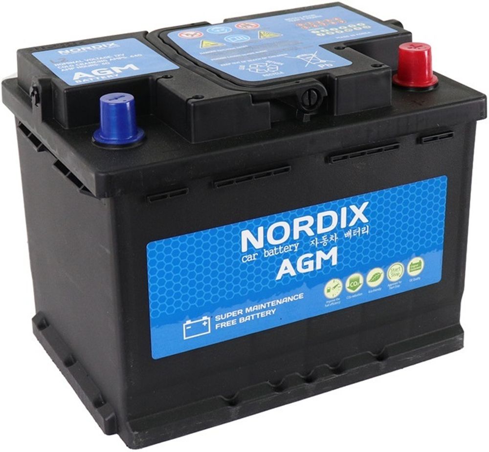 NORDIX 6CT- 60 AGM аккумулятор