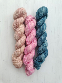 Набор №13 - 3 шт. по 50 гр (синий, светло-розовый, розовый)