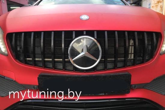 Решетка радиатора V.1 для Mercedes A class W176 lift 2015-2018