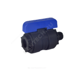 Кран шаровой компрессионный ПЭ Ду 46 1 1/2"x2" НР/ВР Ру16 VALFEX 1210012112200