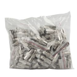 Переходник ЭРА R-A02 гнездо F-гнездо TV упаковка 100 шт | Разъёмы, переходники, ТВ делители