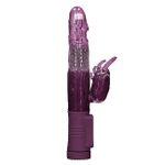 Вибратор с клиторальным стимулятором в форме жука Rotating Beetle, фиолетовый (Цвет: фиолетовый)