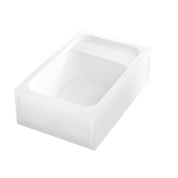 Душевой поддон прямоугольный RGW BC/L (с сиденьем) (800x1200)