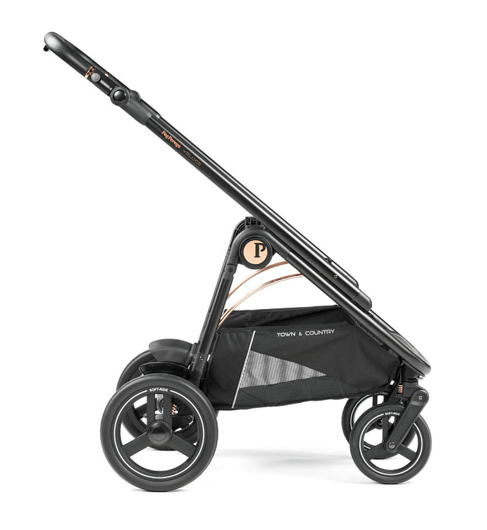 Коляска 3 в 1 Peg Perego Veloce TC Belvedere SLK Blue Shine