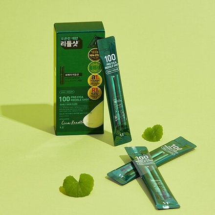Бустер-сыворотка с микроиглами для чувствительной кожи VT Cosmetics Pro Cica Reedle Shot 100, 10шт по 2мл