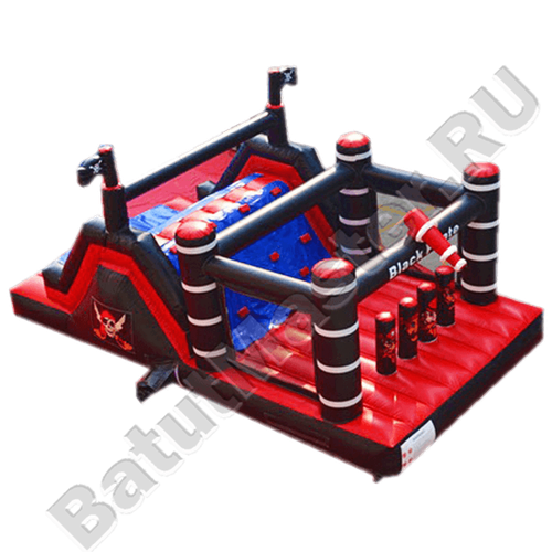 Коммерческий надувной батут "Черный пират"