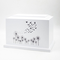 Урна для праха "Реквием L" с печатью Одуванчики