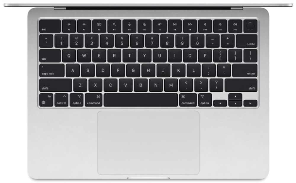 Ноутбук  Apple MacBook Air 13 (2024) 13 ", M, 8 Гб RAM, 512 Гб SSD, M3 10-core GPU, Серебристый