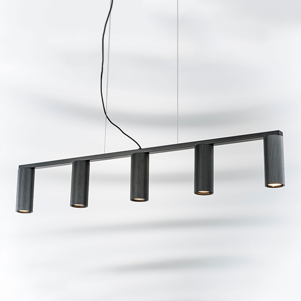 718057 Люстра ROMA 5х28W GU10 (led) ЧЕРНЫЙ