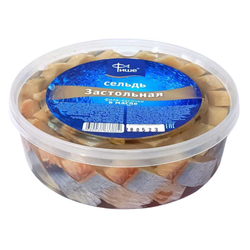 Сельдь Застольная филе-кусочки в масле 430 гр