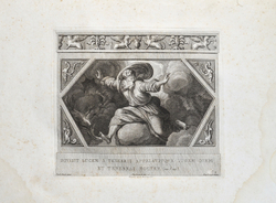 Фрески (картины) из перистилей Ватикана, руки Рафаэля Санти. На новых медных дощечках, изготовленных