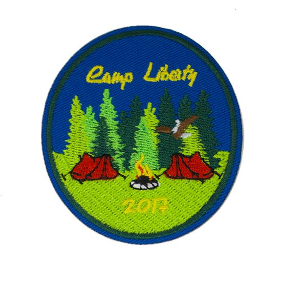 Нашивка термоаппликация на одежду и на рюкзак. Camp liberty, Походы, Путешествия