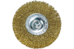 Щетка дисковая (63 мм; 0.3 мм; витая латунированная стальная проволока) для дрели ЗУБР 3520-063_z02