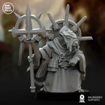 Grand Alliance Chaos Skaven Skaven Grey Seer миниатюра для dnd, днд, pathfinder, фентези, Настольная игра, НРИ, Варгейм, РПГ