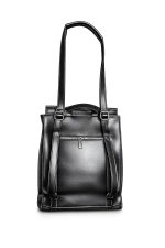 Рюкзак-сумка женский QOZA из экокожи, черный