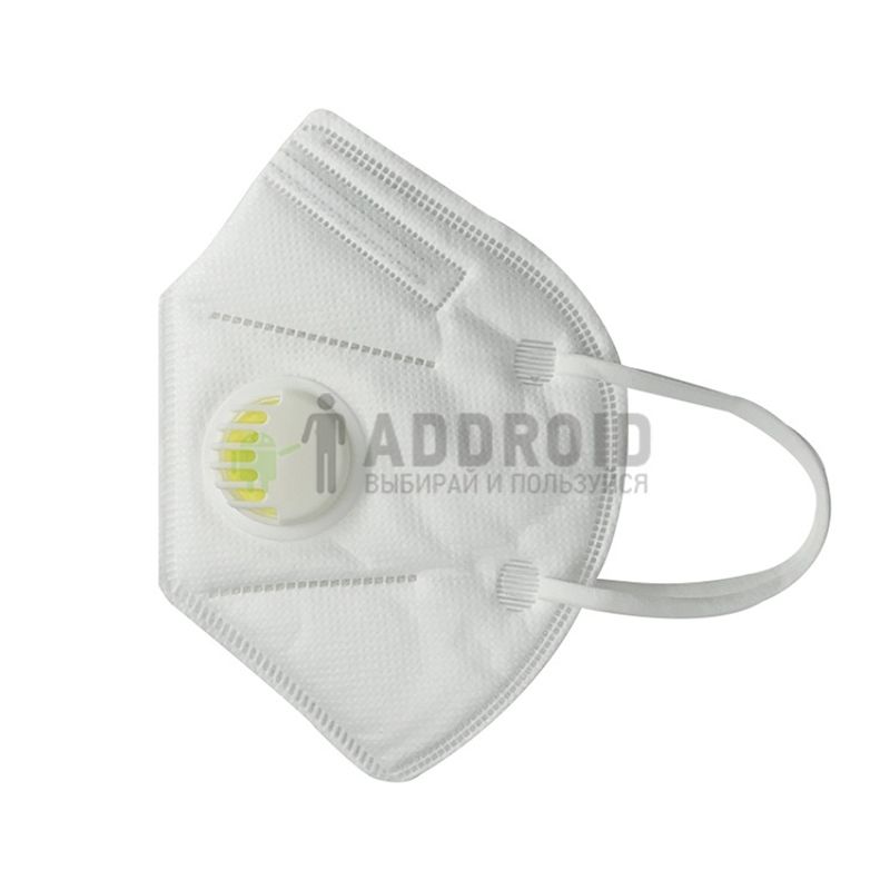 Защитная маска / респиратор KN95 с клапоном
