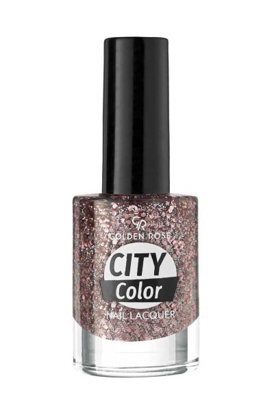 Golden Rose Лак для ногтей  City Color Nail Lacquer Glitter - 112