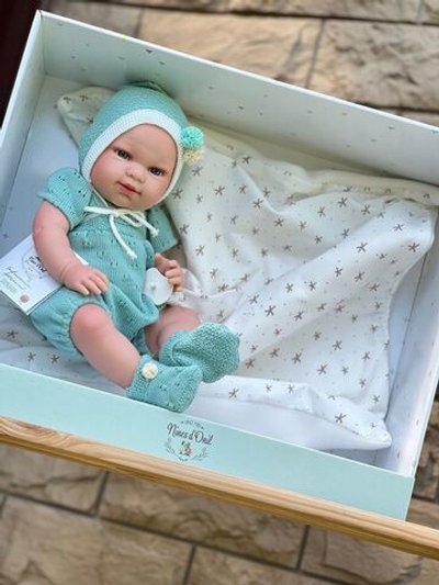 Кукла Реборн Nines 37см Baby виниловая (N0231)