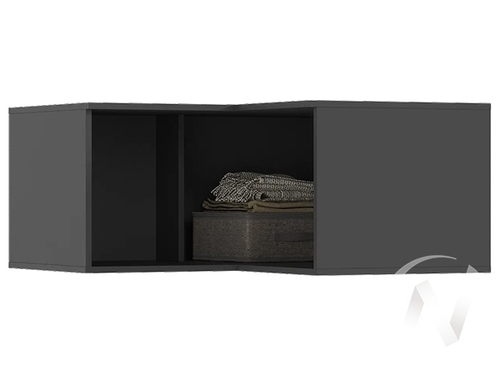 Антресоль угловая Норд (графит)