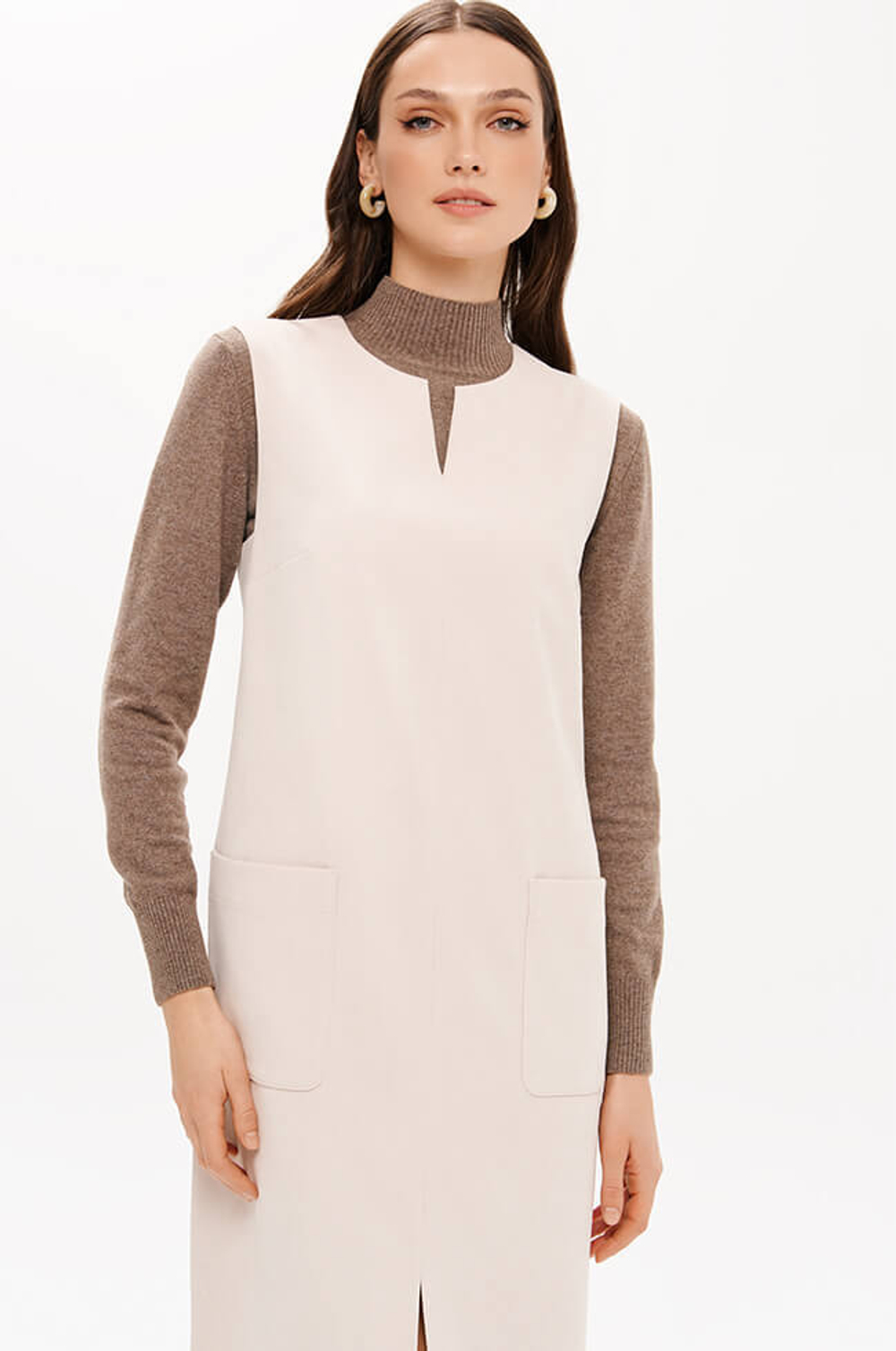 51692 Платье женское (кремовый)