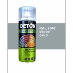 DETON UNIVERSAL  Аэрозольная эмаль акриловая быстросохнующая Серое окно RAL 7040 *