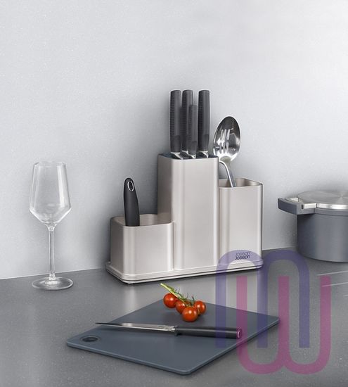 Органайзер для кухонной утвари настольный CounterStore серебристый