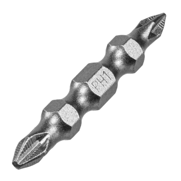 Набор бит двухстор., PH2-PH1х45 мм, сталь S2, 10шт. Denzel 11674