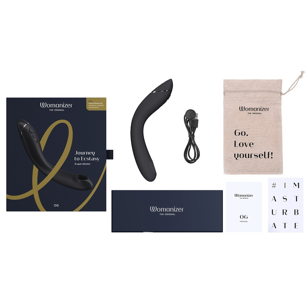 Стимулятор G-точки Womanizer OG c технологией Pleasure Air и вибрацией