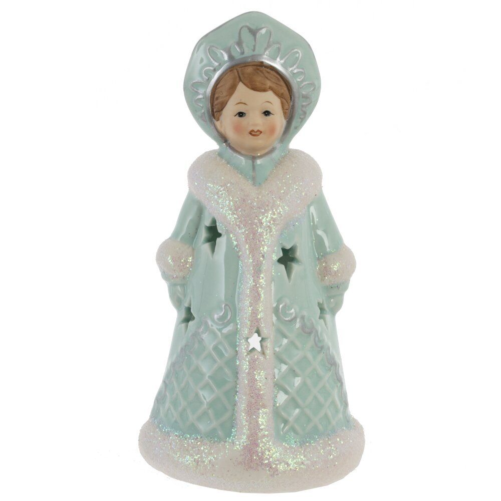 GAEM Подсвечник "Снегурочка, L8,5 W7 H16,5 см, 2в.