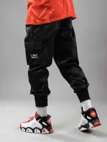 Джоггеры Jogger Street Black Jam Red Pocket