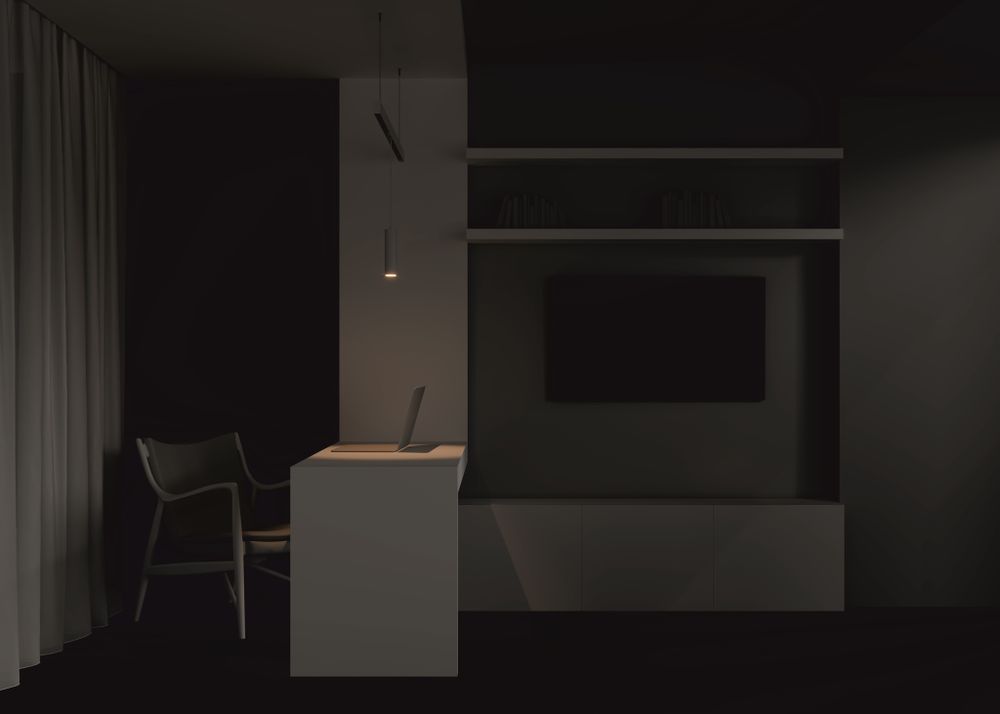 Трековый подвесной светильник Technical TR041-2-12W4K-W