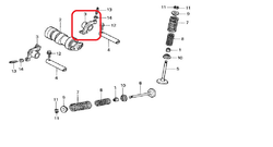 14431-KGH-900. ARM, VALVE ROCKER. Honda