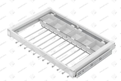 S-6711-W Брючница с органайзером для аксессуаров в базу 600 мм, Starax, (560-590х475х125 мм), направ