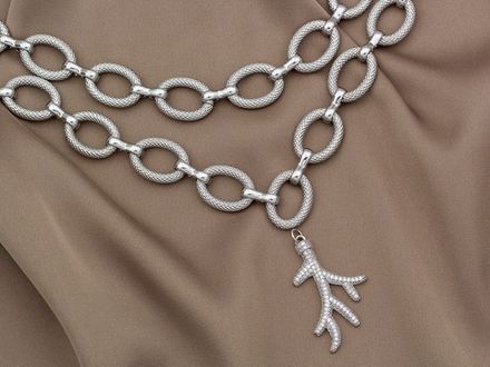 Подвеска "Веточка коралла", 37,5мм