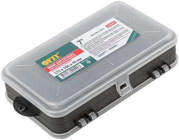 Ящик для крепежа (органайзер) двухсторонний  7" ( 175 х 106 х 46 мм )