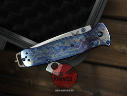 Нож Benchmade Bailout 537 "Огненный" Титан
