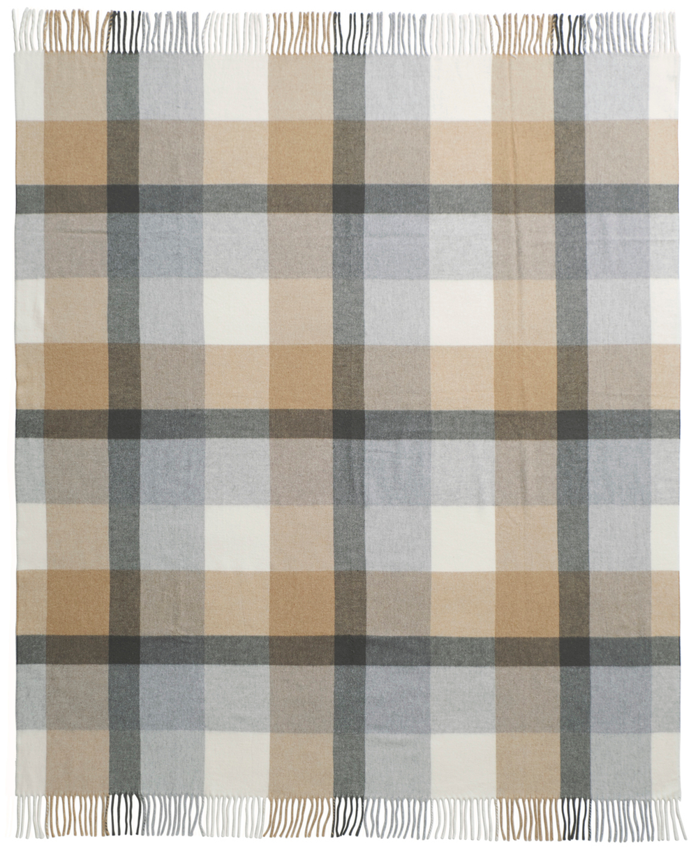 Плед 130х170 Biederlack Smooth Elegance Karo