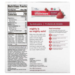 Plum Organics, Mighty Snack Bars®, батончики, клубника, 6 батончиков, 19 г (0,67 унции) каждый