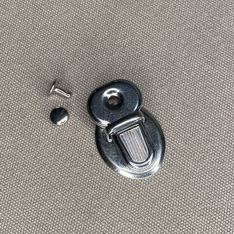 Замок латунь (никель)