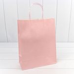 Пакет подарочный 26х33х12см (Персиковый, Крафт)