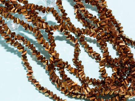 Нить бусин для украшений 4мм (ювелирное стекло)