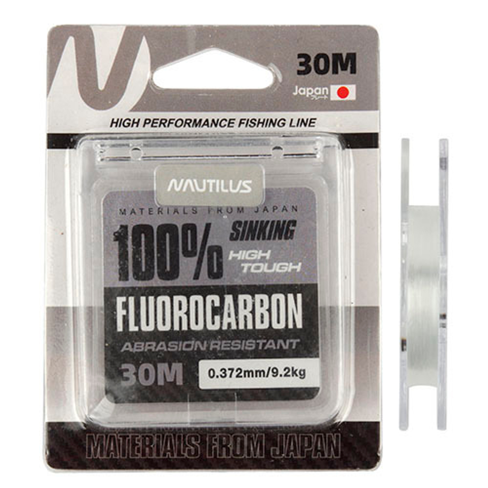 Флюорокарбон Nautilus Fluorocarbon 100% 30м -